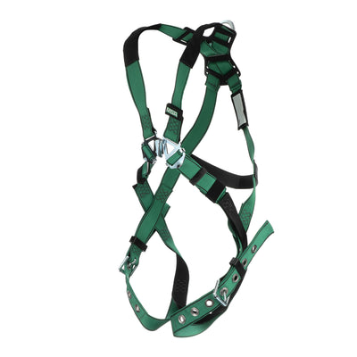 MSA V-FORM Harness w/Back D-Ring - Tongue Buckle Leg Straps - Standard - 10196642