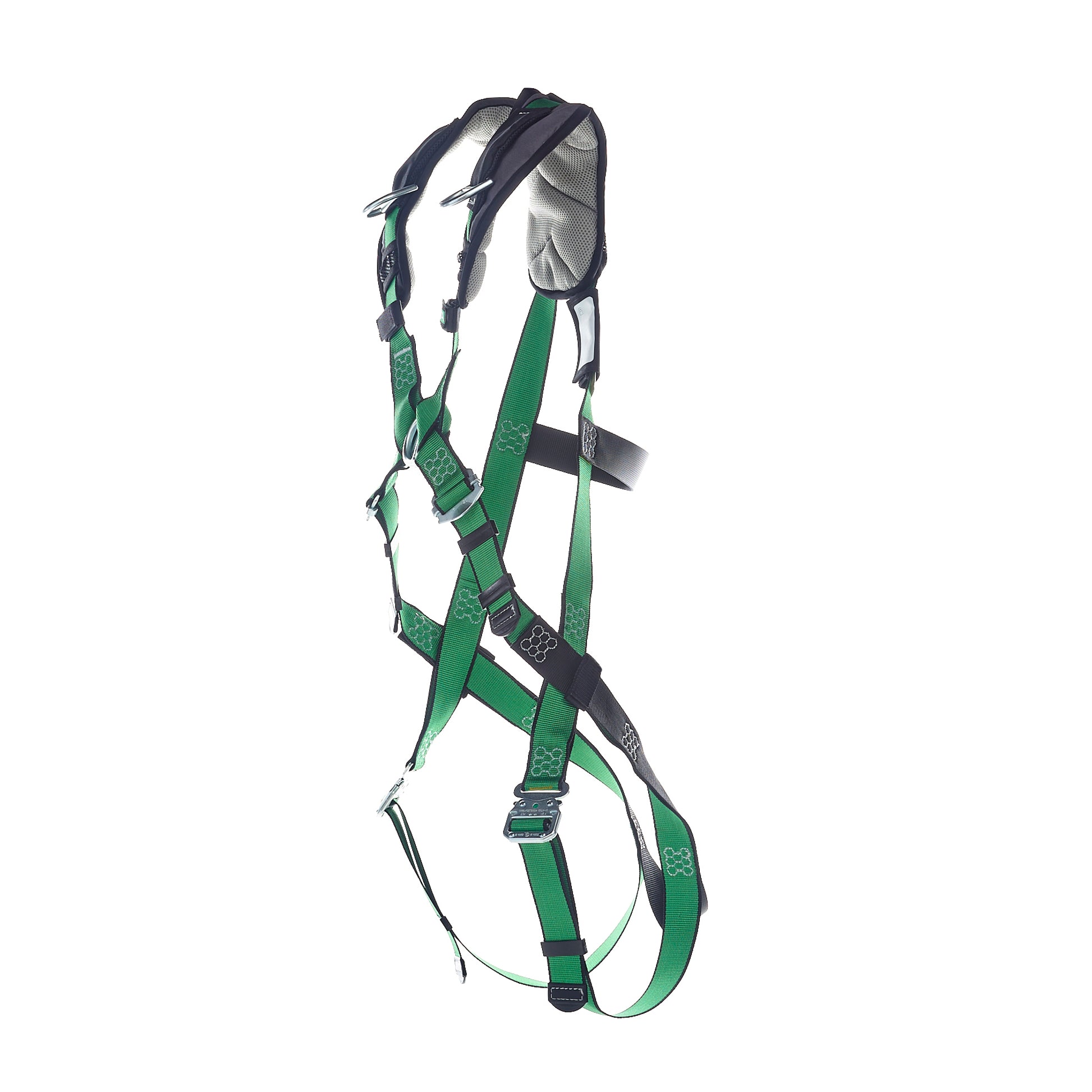 MSA V-FORM+ Harness w/Back, Front & Side D-Rings - Tongue Buckle Leg Straps - Standard - 10206137