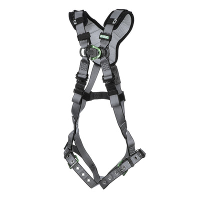 MSA V-FIT Harness w/Back D-Ring - Tongue Buckle Leg Straps - Shoulder & Leg Padding - Standard - 10194977