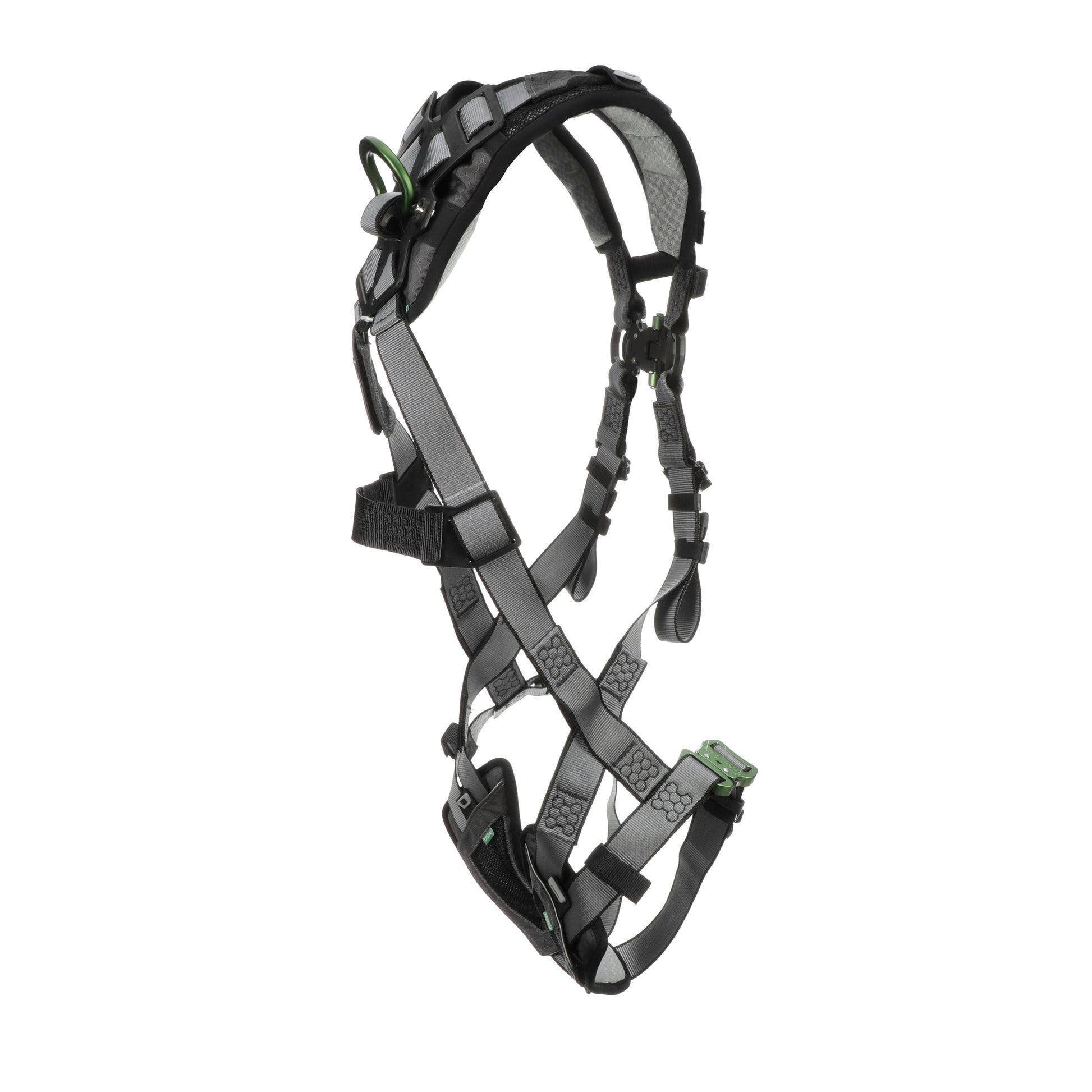 MSA V-FIT Harness w/Back D-Ring - Quick-Connect Leg Straps - Shoulder & Leg Padding - Extra Small - 10194944