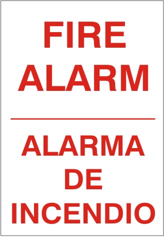 FIRE ALARM ALARMA DE INCENDIO