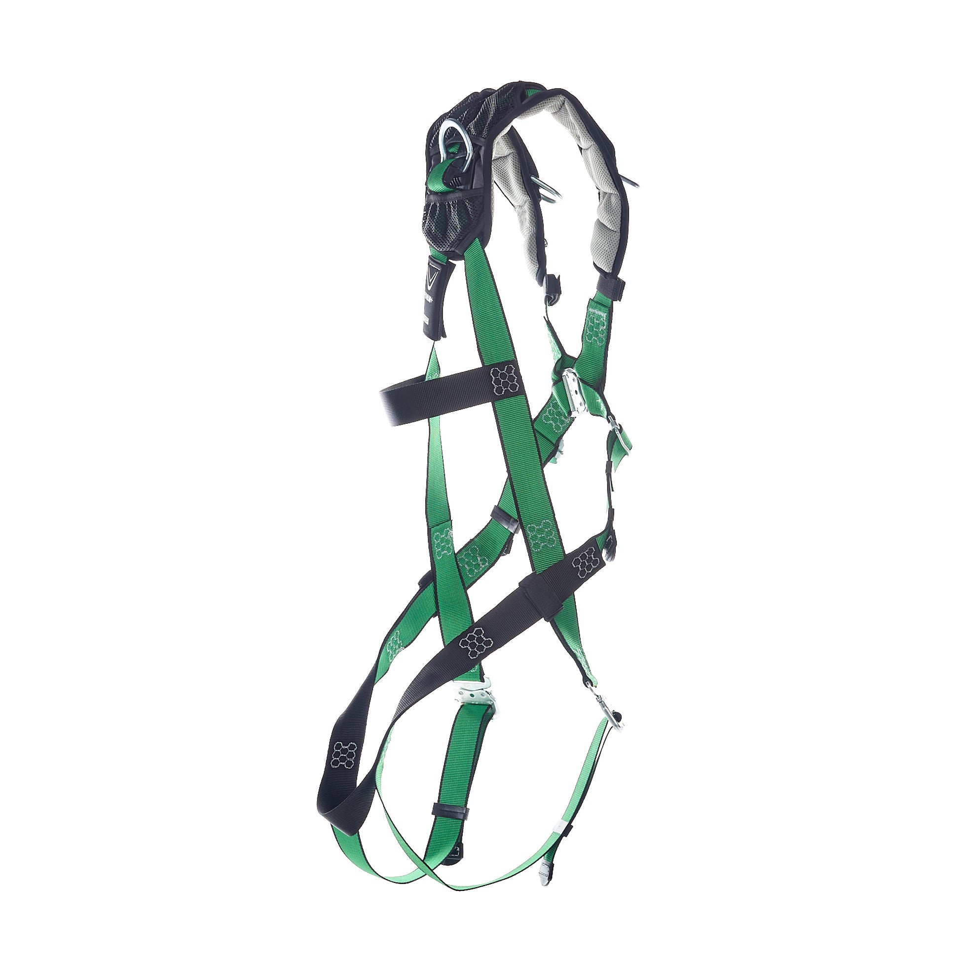 MSA V-FORM+ Harness w/Back, Front & Side D-Rings - Tongue Buckle Leg Straps - Standard - 10206137