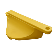 UltraTech International Ultra-Containment Wall M2 - 1 ft Corner (Includes 1 Liner Clip and 1 Connector Pin) Yellow - 8897
