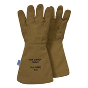 Enespro ArcGuard 100 cal Arc Rated Gloves, 18" Long - G51KDQE18