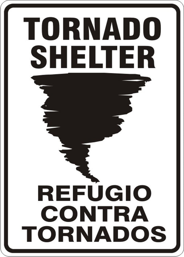 TORNADO SHELTER PICTO REFUGIO CONTRA TORNADOS