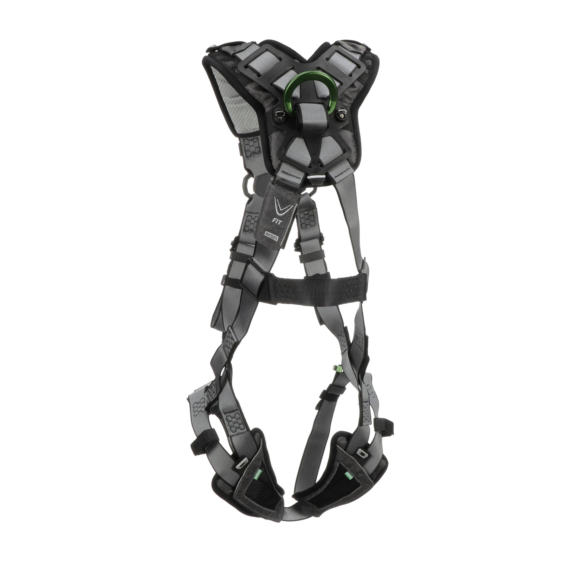 MSA V-FIT Harness w/Back D-Ring - Quick-Connect Leg Straps - Shoulder & Leg Padding - Extra Small - 10194944