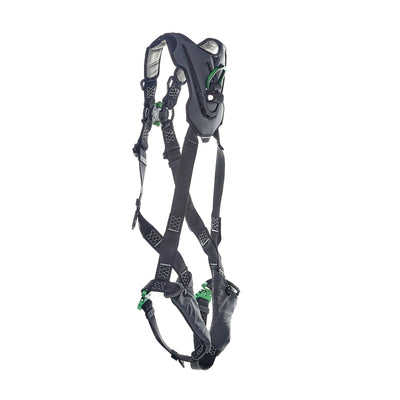 MSA V-FLEX Harness w/Back & Front D-Rings - Quick Connect Leg Straps - Extra Small - 10211316