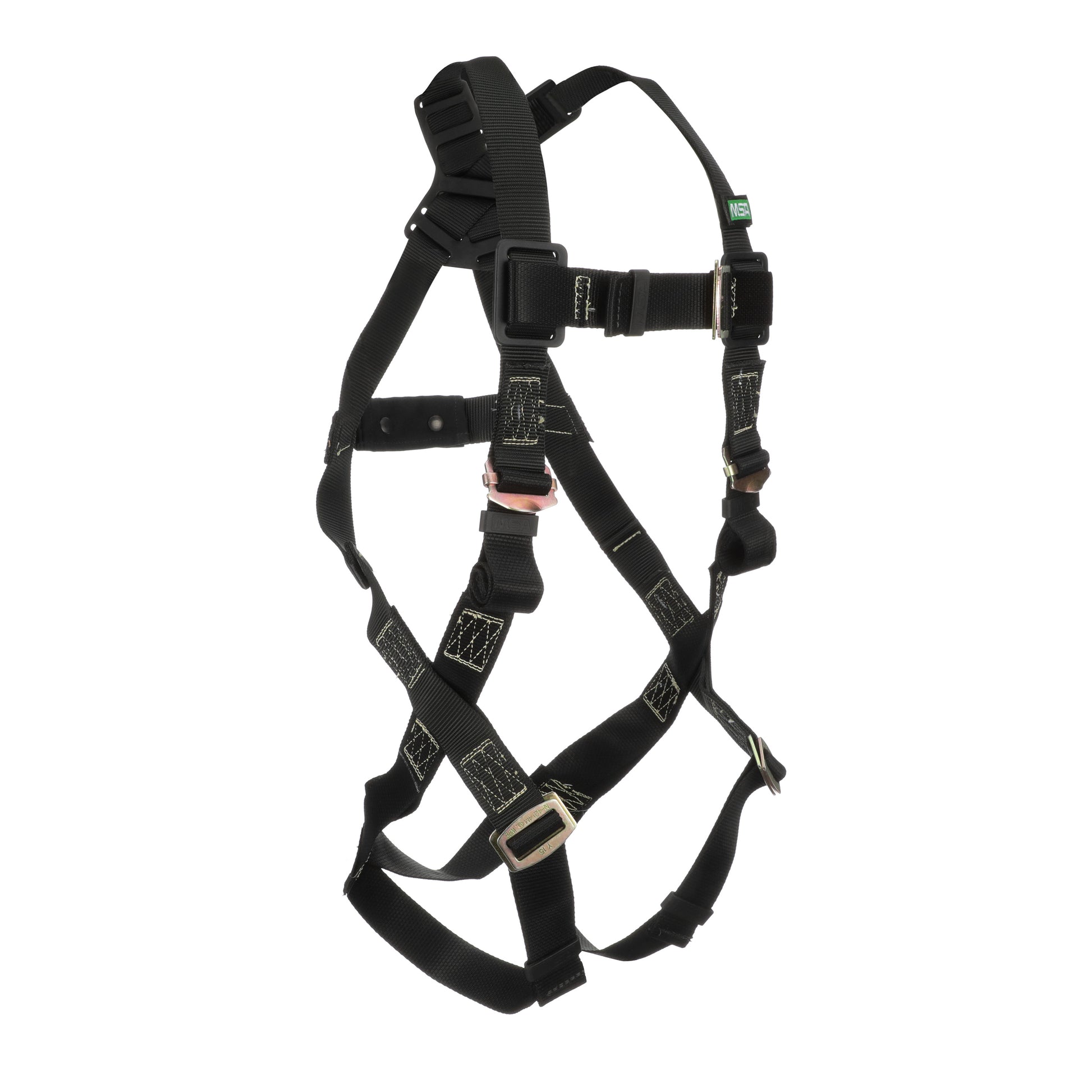 MSA Workman Arc Flash Vest-Style Harness w/Back D-Ring - Tongue Buckle leg straps - Standard (STD) - 10152637