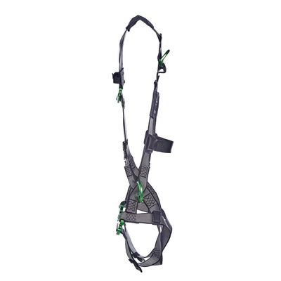 MSA V-FIT Harness w/Back & Side D-Rings - Quick-Connect Leg Straps - Extra Small - 10195063