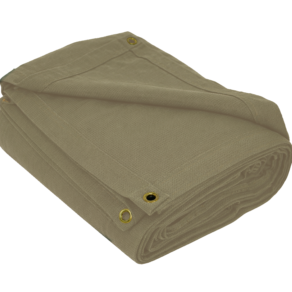 Eagle Industries Mesh Debris Tarp 20' x 50' Tan FR - MT-2050-TAN-FR