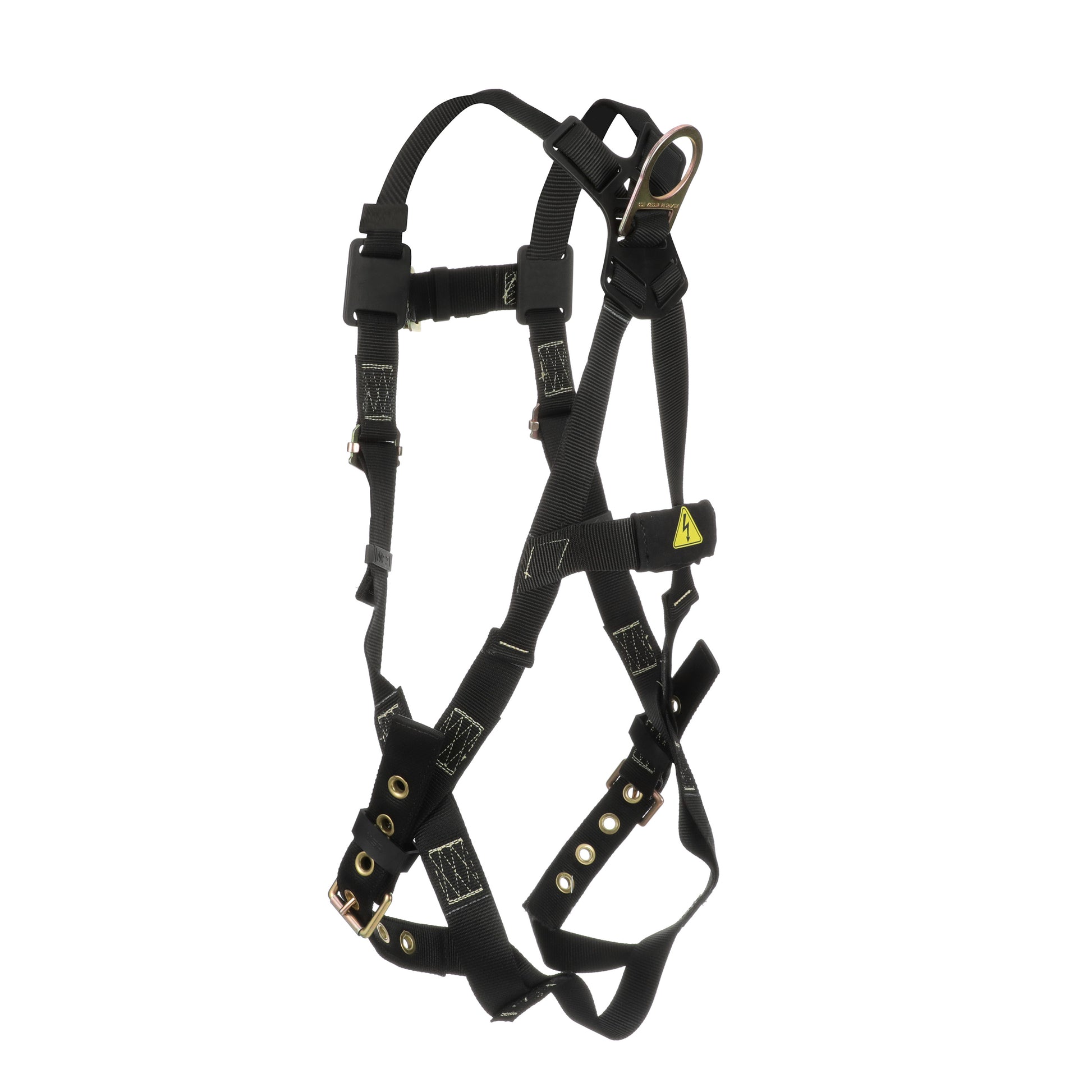 MSA Workman Arc Flash Vest-Style Harness w/Back D-Ring - Qwik-Fit leg straps - Standard (STD) - 10152652