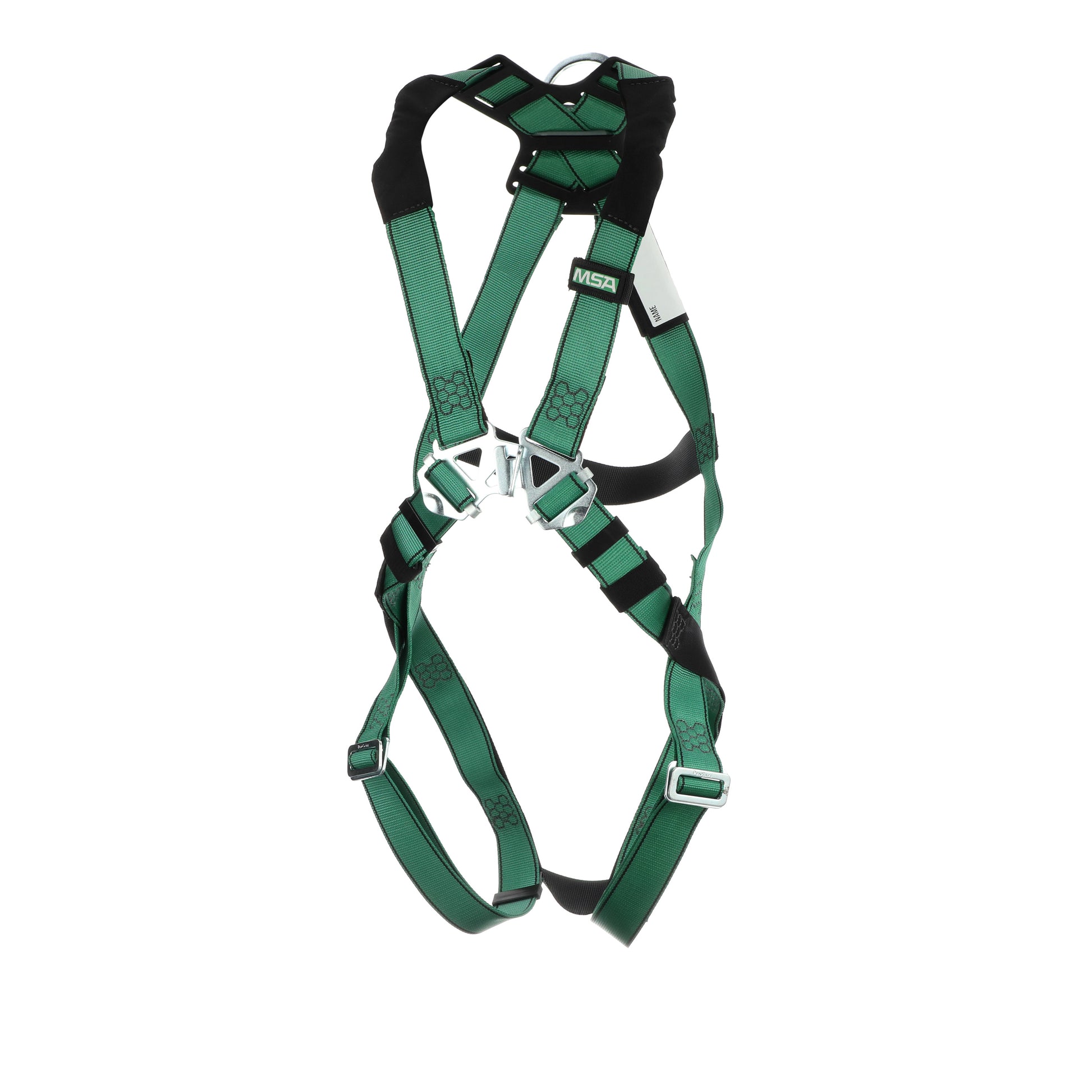 MSA V-FORM Harness w/Back D-Ring - Qwik-Fit Leg Straps - Super Extra Large - 10197198