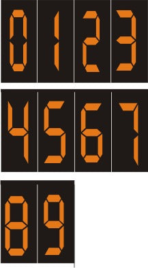 MAGNETIC NUMBERS 2.5”