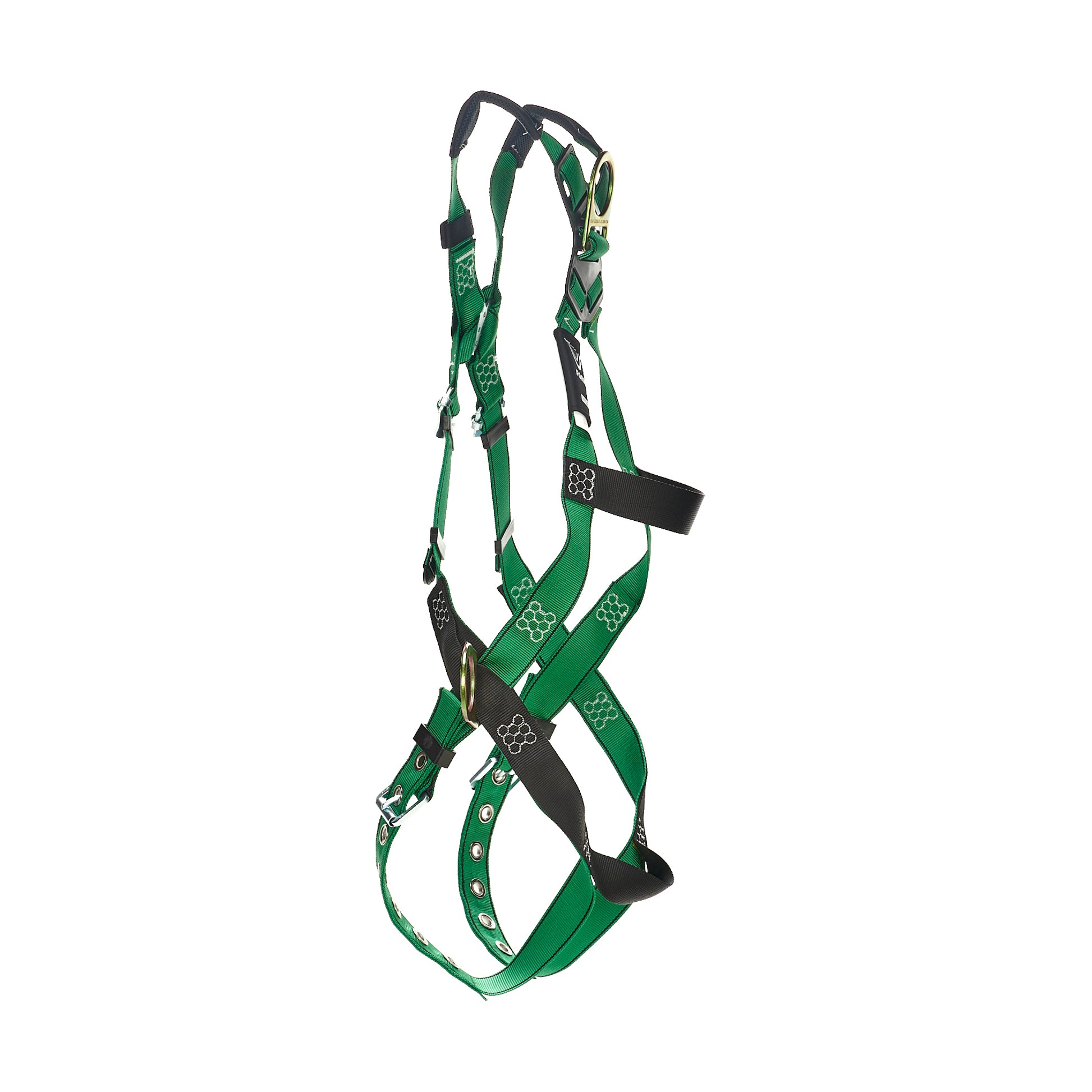 MSA V-FORM Harness w/Back & Side D-Rings - Tongue Buckle Leg Straps Quick Connect Chest Buckle - Extra Small - 10206061