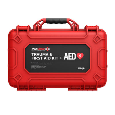 AERO Modulator Trauma Kit with Heartsine 450P & Bleed Control - XL Rugged Hard Case - M600-6