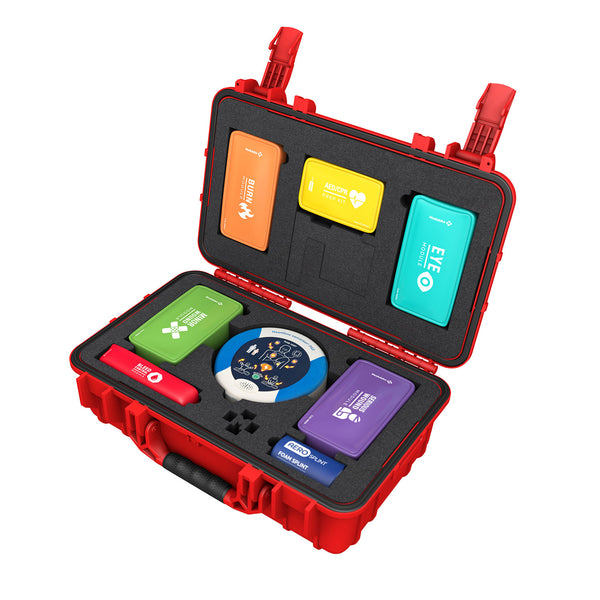 AERO Modulator Trauma Kit with Heartsine 350P & Bleed Control - XL Rugged Hard Case - M600-4