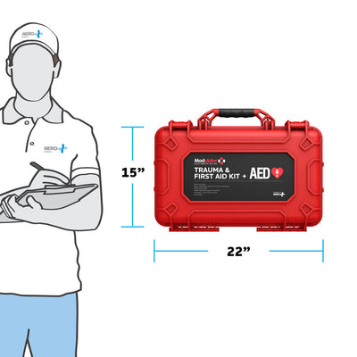 AERO Modulator Trauma Kit with Bleed Control without AED - XL Rugged Hard Case - M600-7