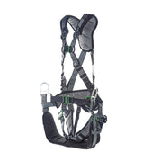 MSA V-FIT Tower Harness w/Back, Front & Side D-Rings - Quick-Connect Leg and Belt Straps - Shoulder & Leg Padding - Extra Large - 10218049