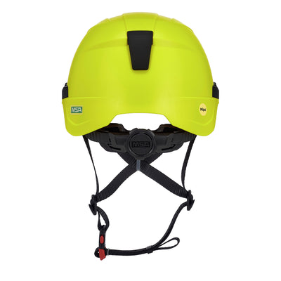 MSA V-Gard H2 Type II Class E Safety Helmet - Mips - No Vent - Hi-Viz Yellow - 10242830