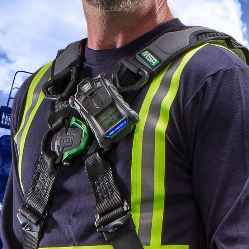 MSA ALTAIR 4XR gas monitor in use in a mining environment