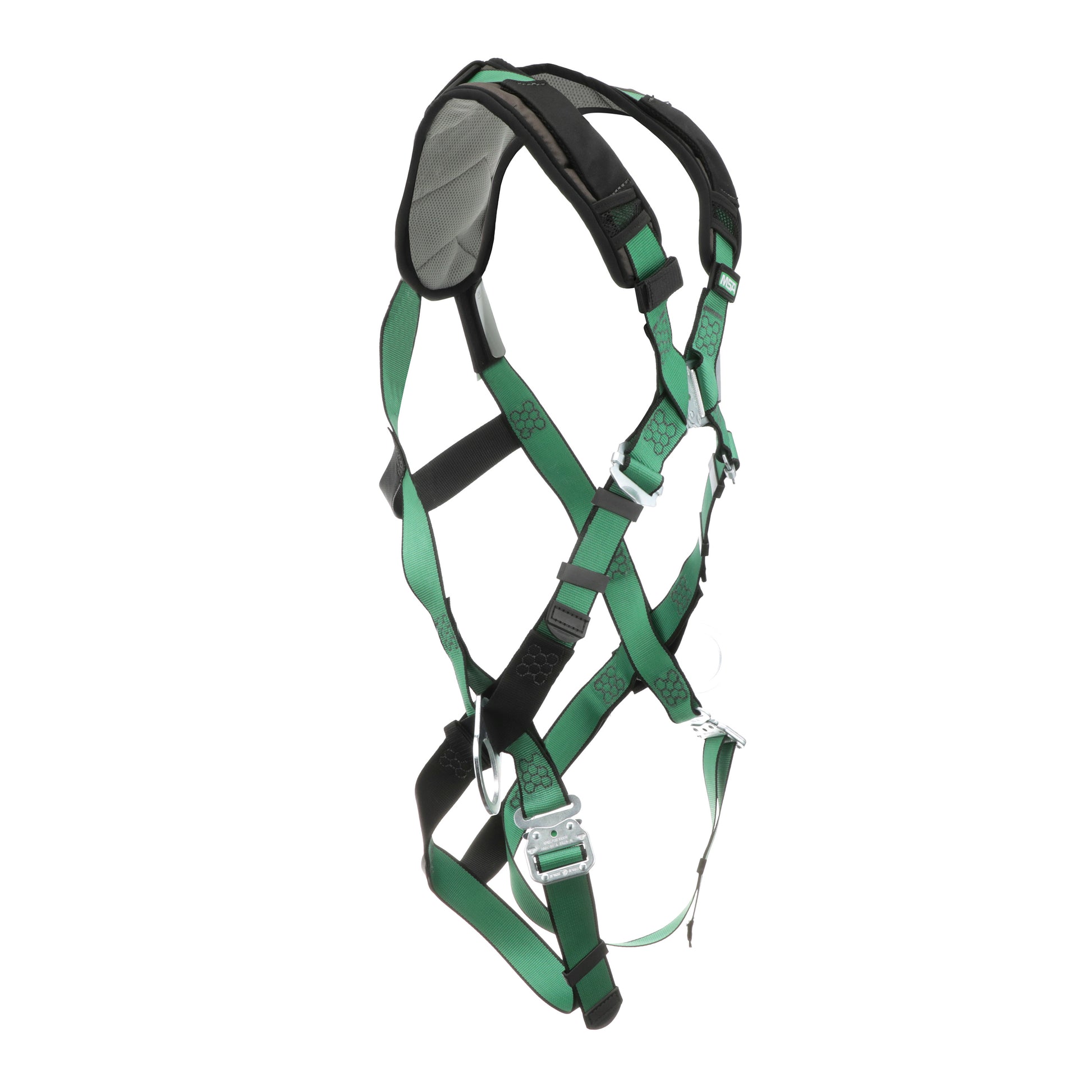 MSA V-FORM+ Harness w/Back & Side D-Rings - Quick Connect Leg Straps - Extra Small - 10206104