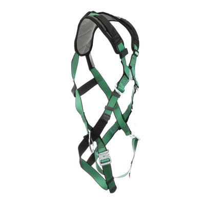 MSA V-FORM+ Harness w/Back & Side D-Rings - Quick Connect Leg Straps - Super Extra Large - 10206107