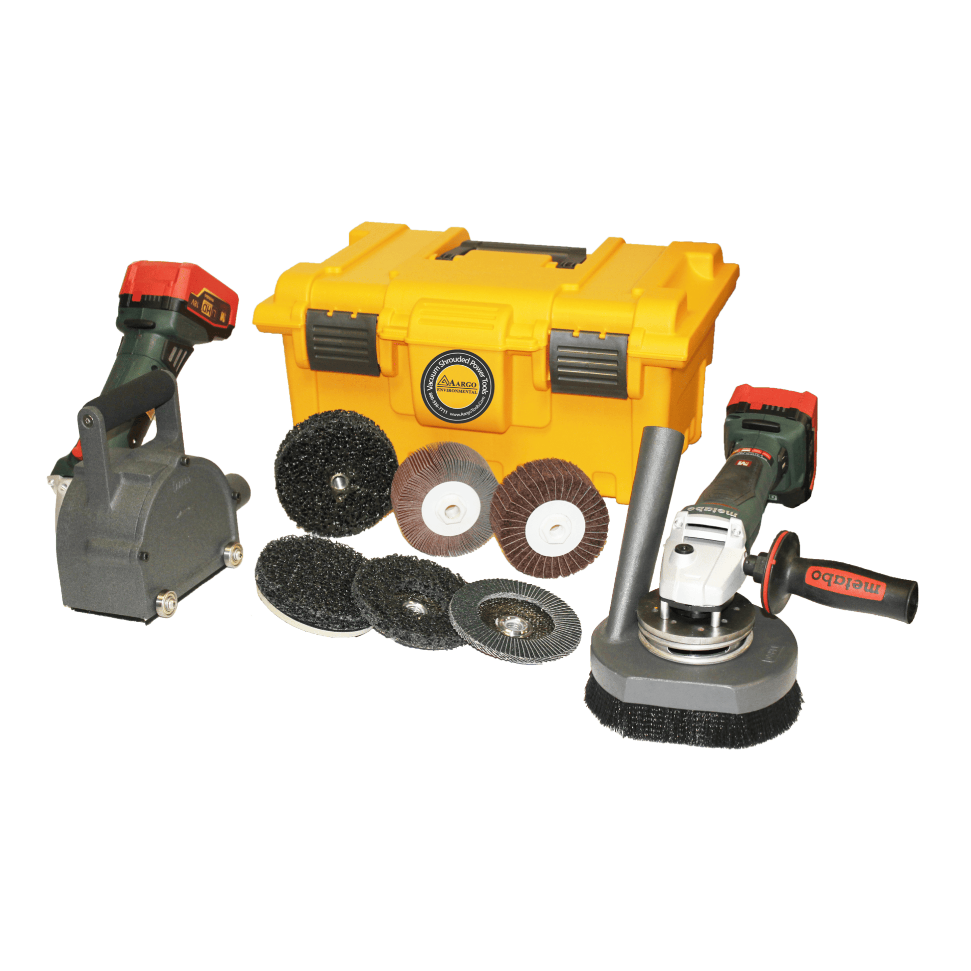 Aargo Cordless 2 inch Rotopeen with 5 inch Sander Kit - 904190