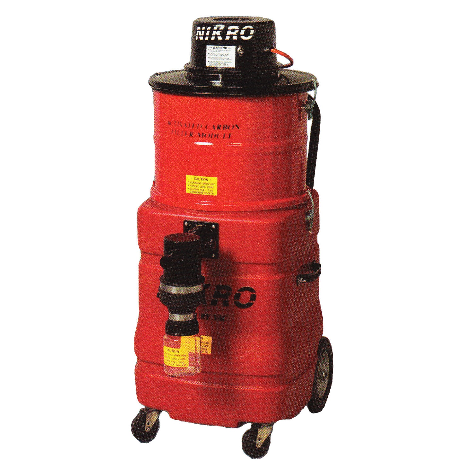 Nikro 15 Gallon Mercury Recovery Vacuum MV15110-PLY