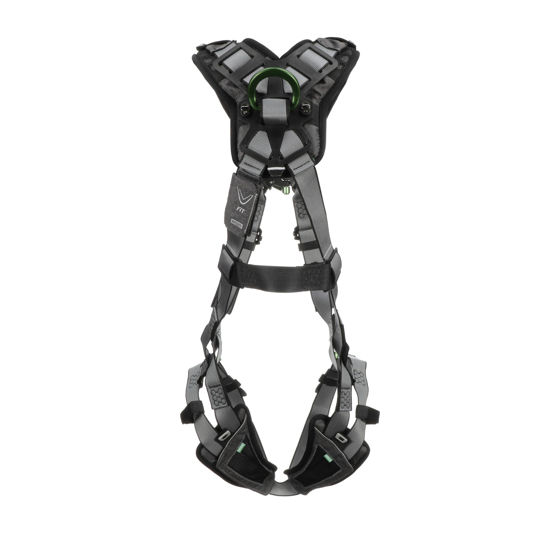 MSA V-FIT Harness w/Back D-Ring - Quick-Connect Leg Straps - Shoulder & Leg Padding - Standard - 10194945