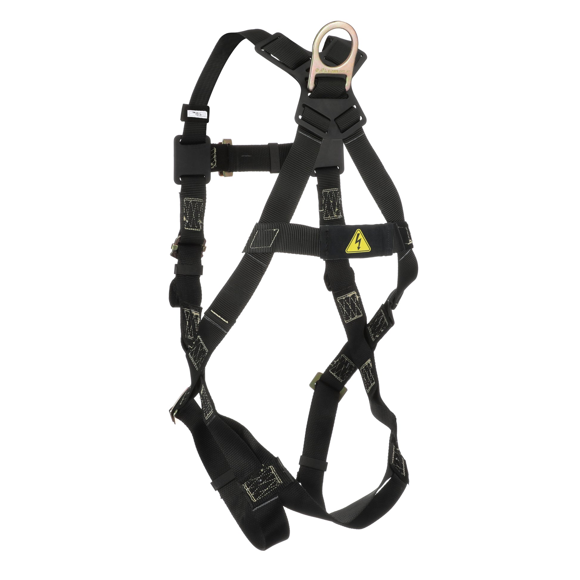 MSA Workman Arc Flash Vest-Style Harness w/Back D-Ring - Tongue Buckle leg straps - Standard (STD) - 10152637
