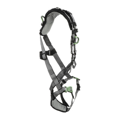 MSA V-FIT Harness w/Back D-Ring - Quick-Connect Leg Straps - Shoulder & Leg Padding - Extra Small - 10194944