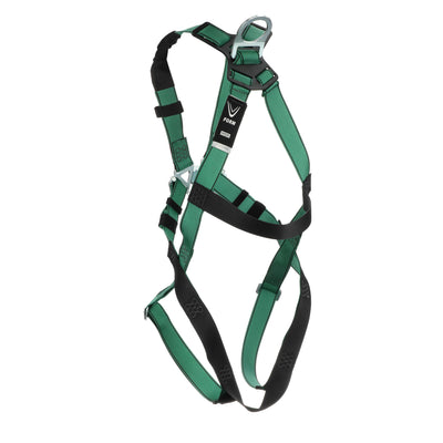 MSA V-FORM Harness w/Back D-Ring - Qwik-Fit Leg Straps - Super Extra Large - 10197198
