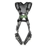 MSA V-FIT Harness w/Back D-Ring - Tongue Buckle Leg Straps - Shoulder Padding - Extra Small - 10194888