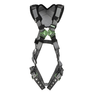 MSA V-FIT Harness w/Back D-Ring - Tongue Buckle Leg Straps - Shoulder Padding - Standard - 10194889