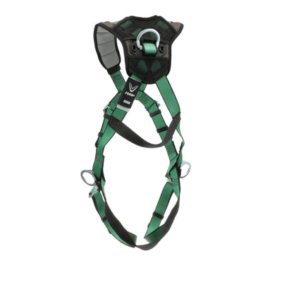 MSA V-FORM+ Harness w/Back & Side D-Rings - Quick Connect Leg Straps - Extra Large - 10206106