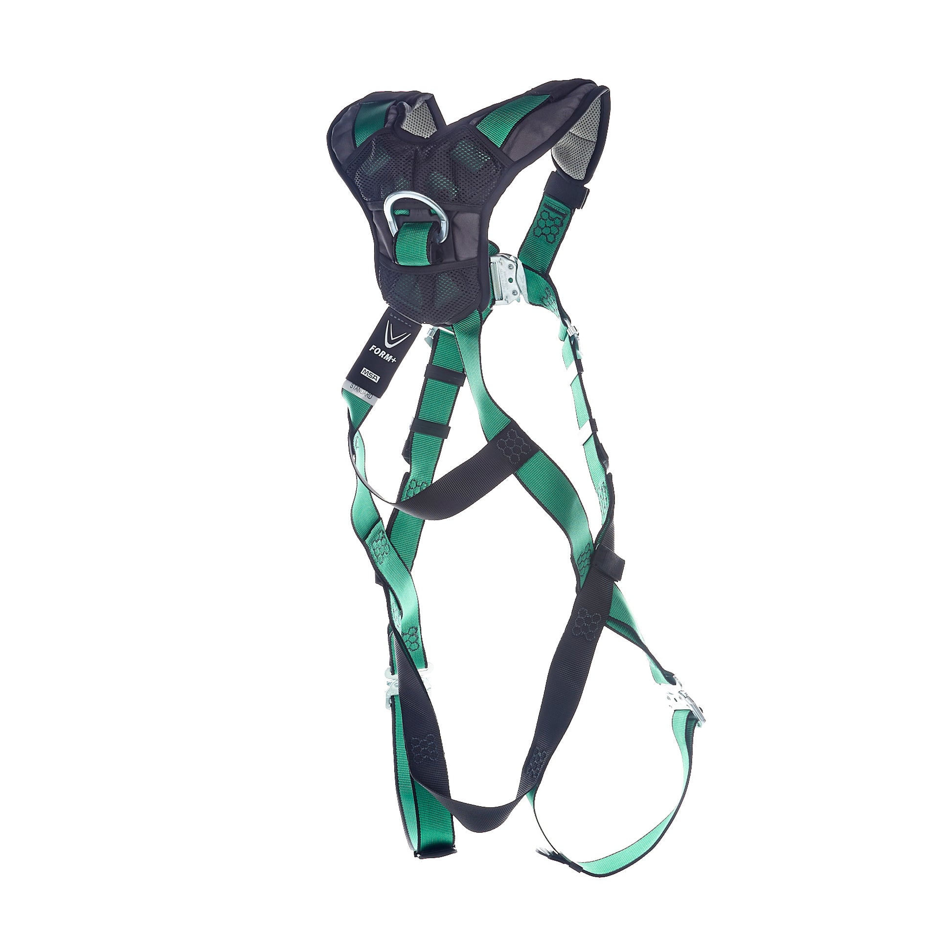 MSA V-FORM+ Harness w/Back & Front D-Rings - Quick Connect Leg Straps - Standard - 10206109