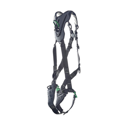 MSA V-FLEX Harness w/Back & Front D-Rings - Quick Connect Leg Straps - Extra Small - 10211316