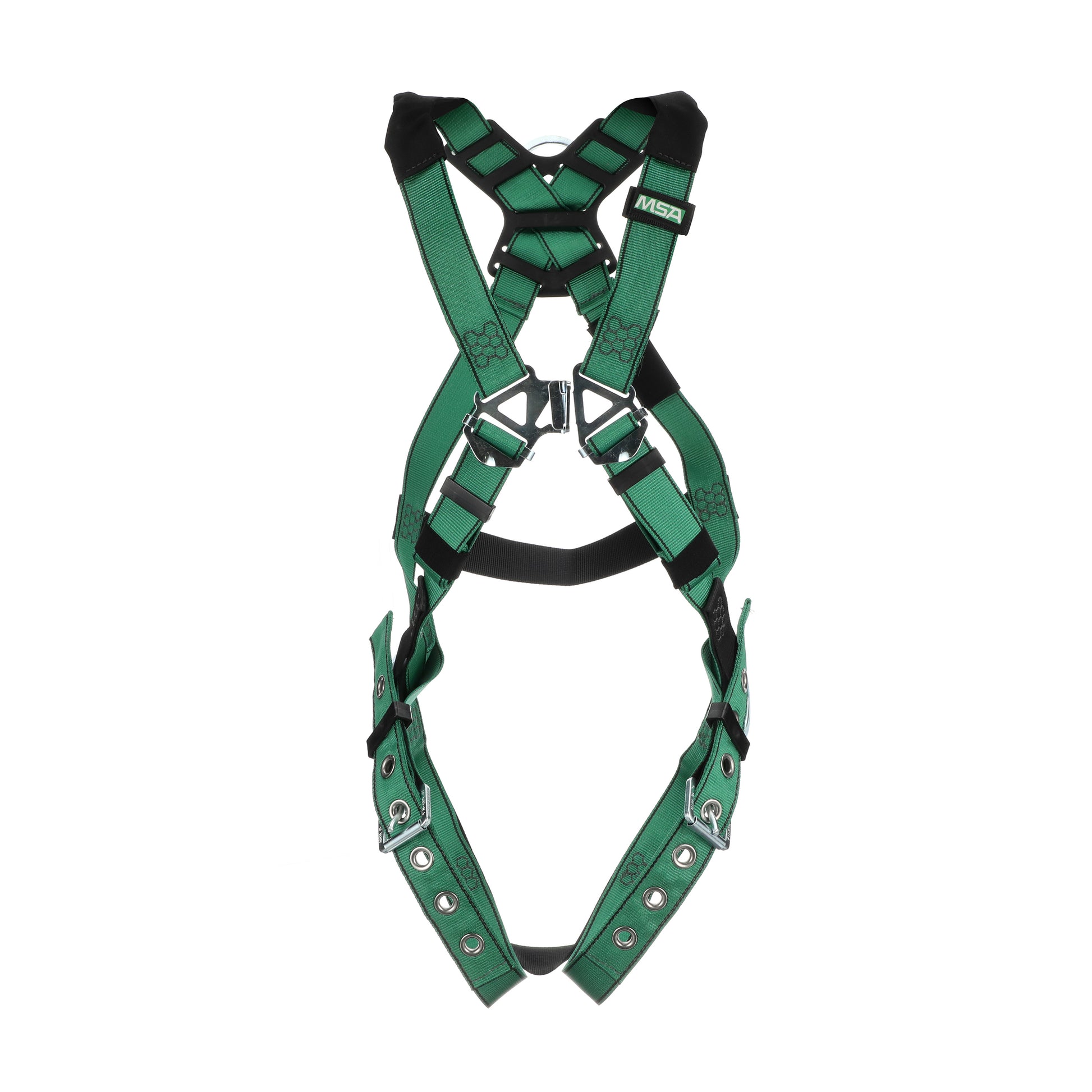 MSA V-FORM Harness w/Back & Side D-Rings - Tongue Buckle Leg Straps - Extra Small - 10197214