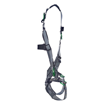 MSA V-FIT Harness w/Back & Side D-Rings - Tongue Buckle Leg Straps - Standard - 10195110