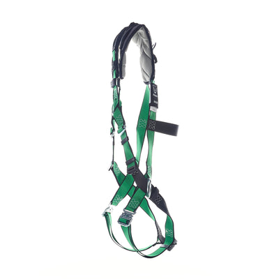 MSA V-FORM+ Harness w/Back, Front & Side D-Rings - Quick Connect Leg Straps - Super Extra Large - 10206147