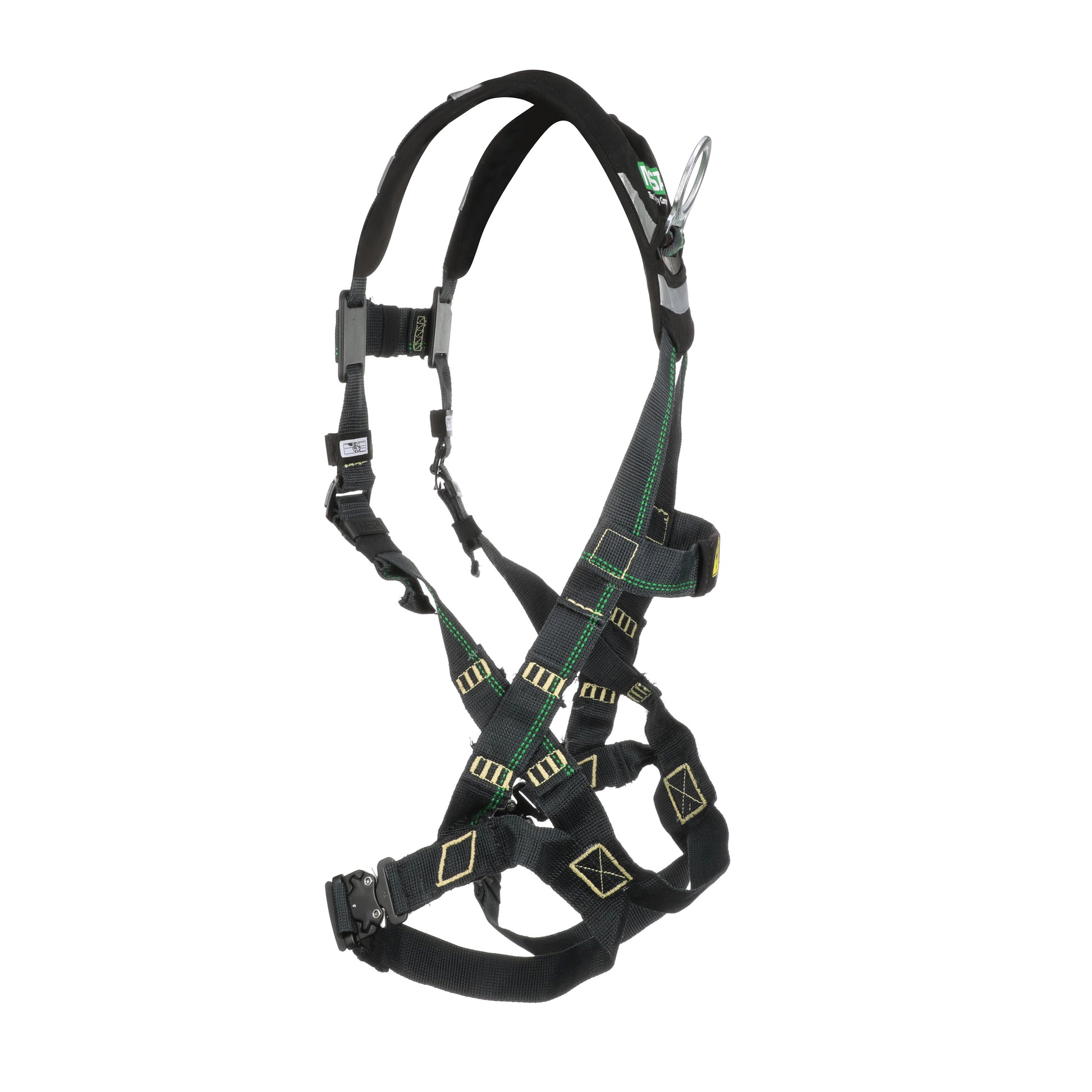 MSA EVOTECH Arc Flash Harness w/Back D-Ring - Quick-Connect leg straps - Shoulder Padding - X-Small (XSM) - 10150143