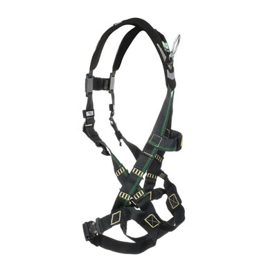 MSA EVOTECH Arc Flash Harness w/Back D-Ring - Quick-Connect leg straps - Shoulder Padding - X-Small (XSM) - 10150143