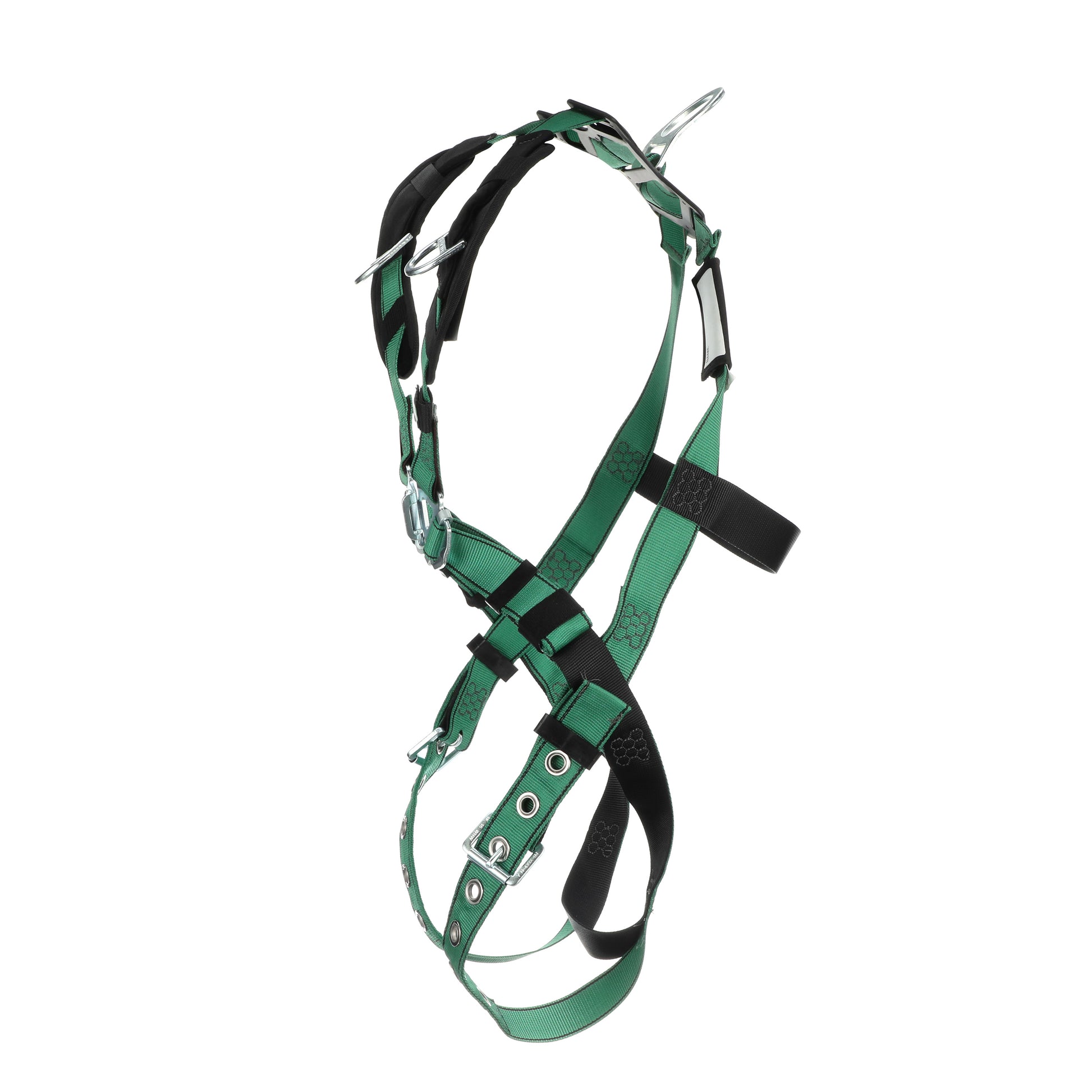 MSA V-FORM Harness w/Back & Shoulder D-Rings - Tongue Buckle Leg Straps - Extra Small - 10197218