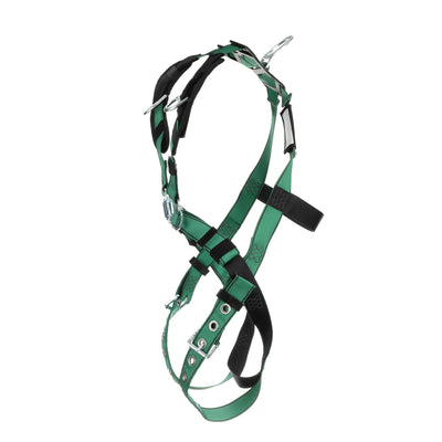 MSA V-FORM Harness w/Back & Shoulder D-Rings - Tongue Buckle Leg Straps - Extra Small - 10197218