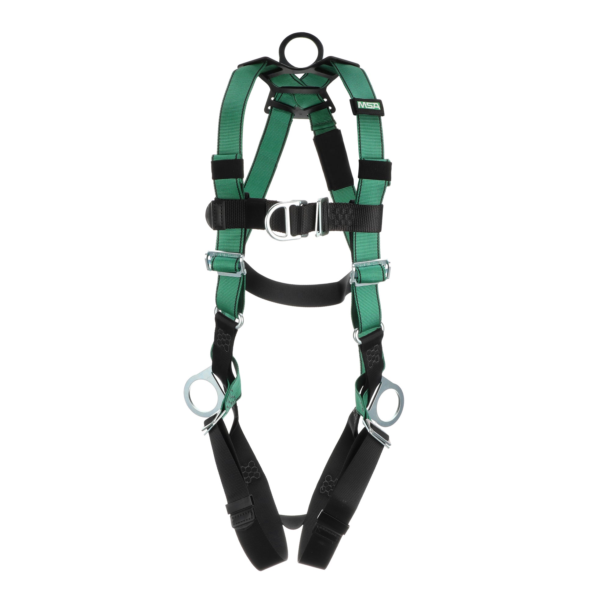 MSA V-FORM Harness w/Back, Front & Side D-Rings - Qwik-Fit Leg Straps - Extra Small - 10197435