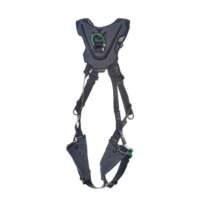 MSA V-FLEX Harness w/Back & Front D-Rings - Quick Connect Leg Straps - Extra Small - 10211316