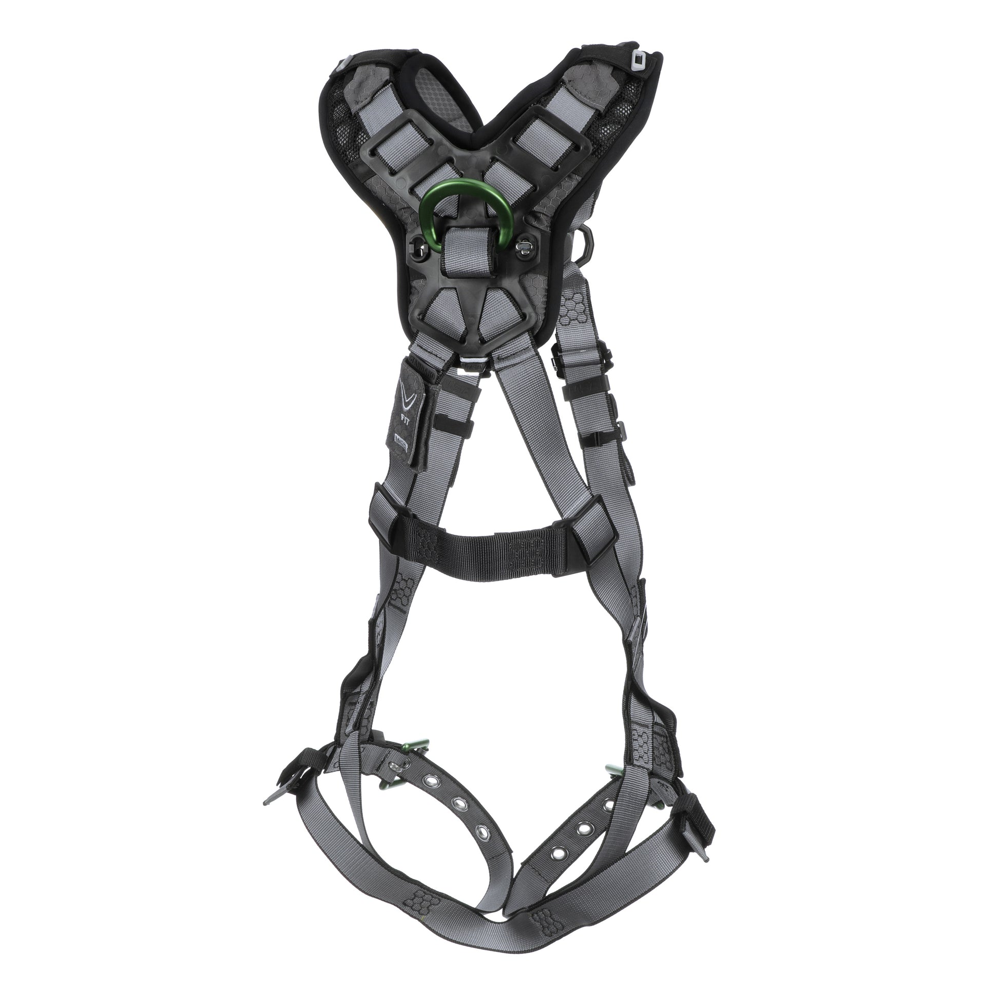 MSA V-FIT Harness w/Back D-Ring - Tongue Buckle Leg Straps - Shoulder & Leg Padding - Super Extra Large - 10194979