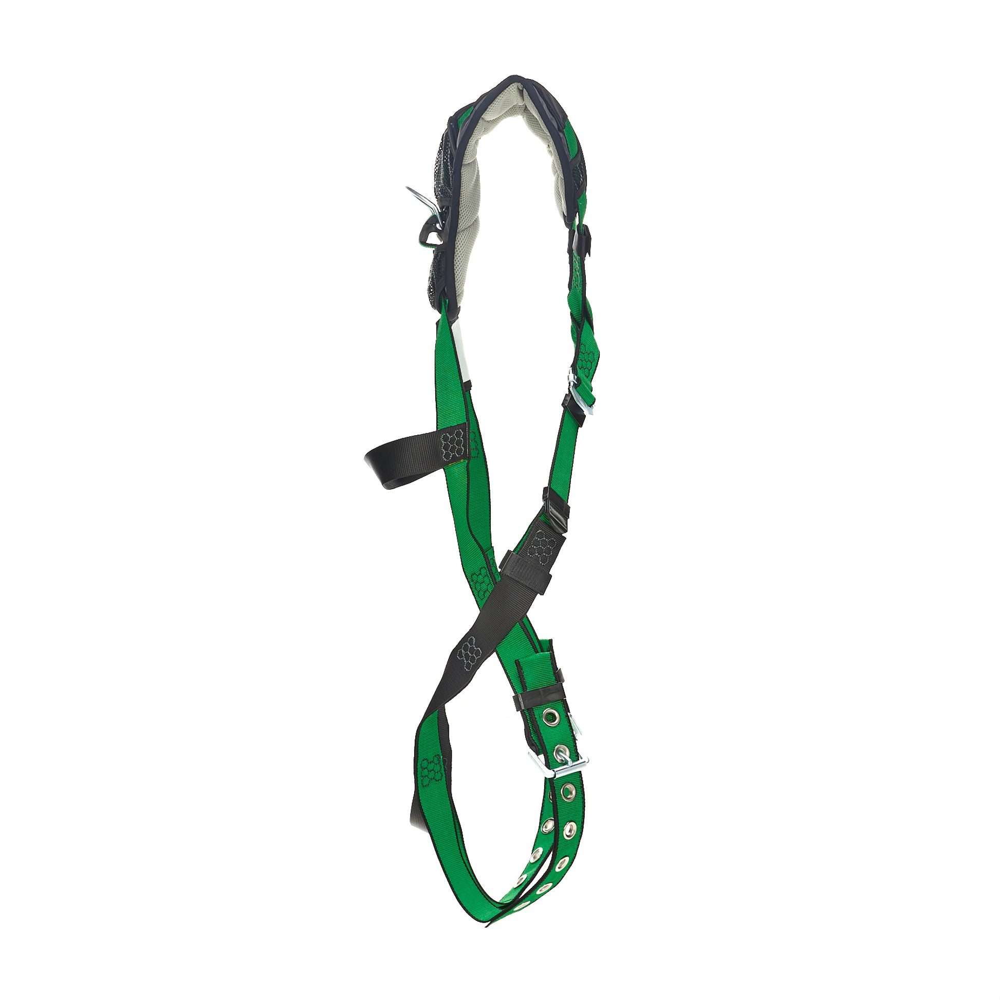 MSA V-FORM+ Harness w/Back D-Ring - Tongue Buckle Leg Straps - Super Extra Large - 10206087