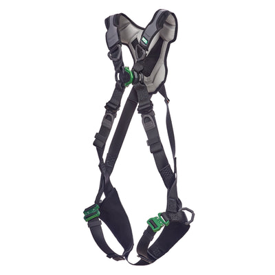 MSA V-FLEX Harness w/Back & Front D-Rings - Quick Connect Leg Straps - Extra Small - 10211316