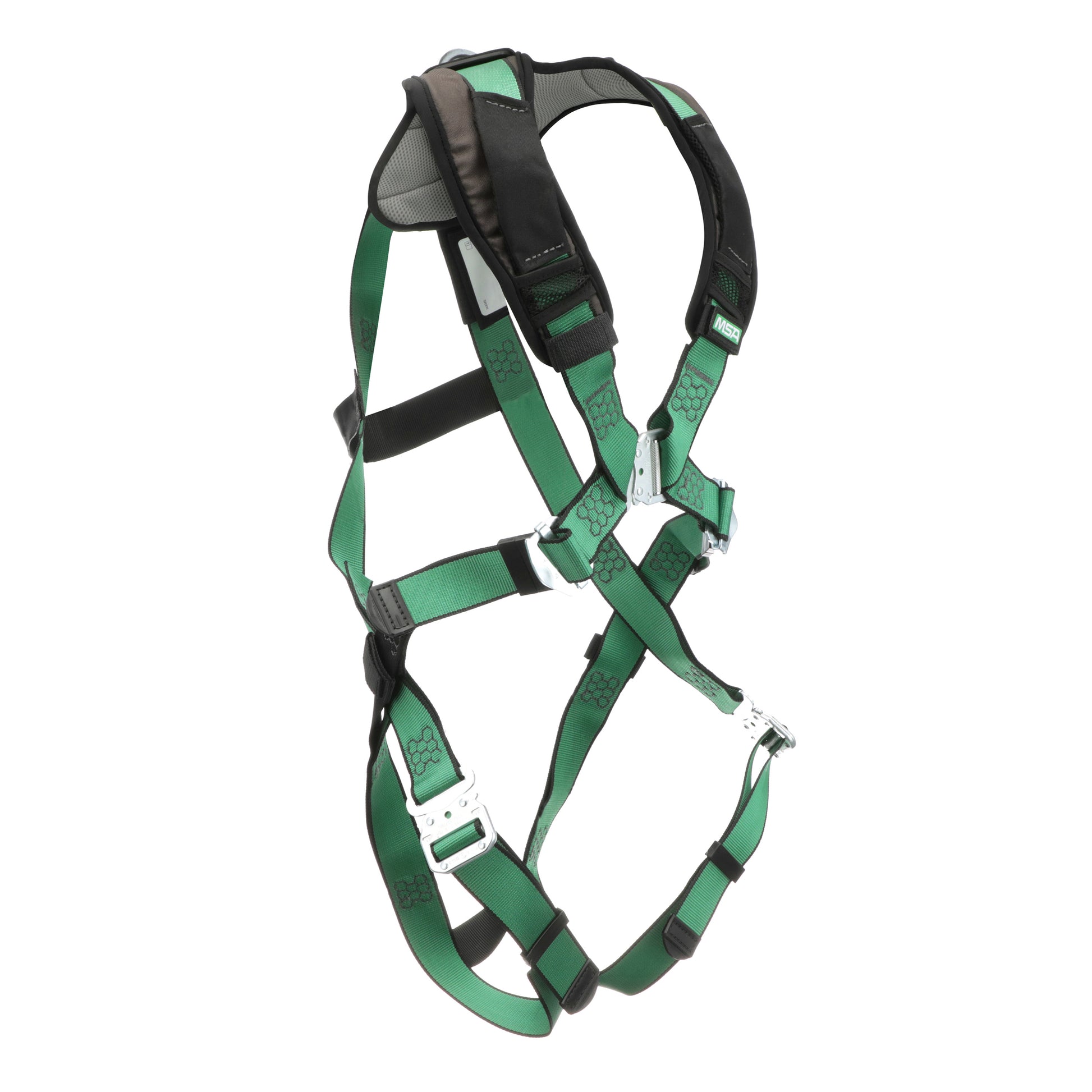 MSA V-FORM+ Harness w/Back D-Ring - Quick Connect Leg Straps - Super Extra Large - 10206103